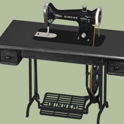 脚踩式缝纫机
