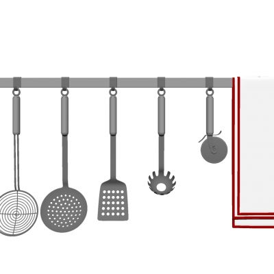 现代厨房摆件厨具铲子