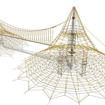 儿童游乐娱乐城设施器材攀爬网构件