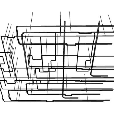 工业风空调管道管线构件