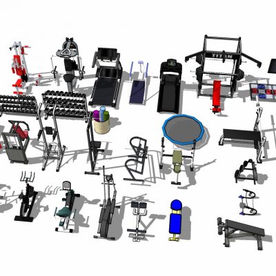 现代建设器材体育器材跑步机动感单车构件