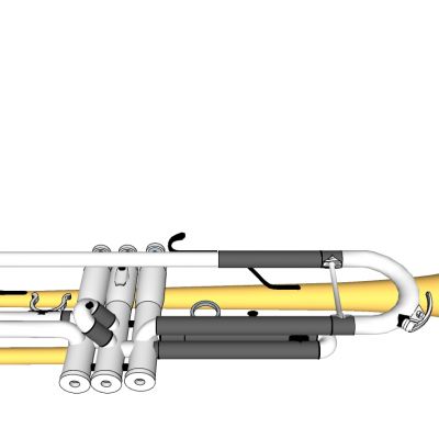 乐器音乐器材小号构件