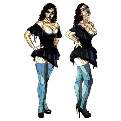 女装人物服饰服装模特