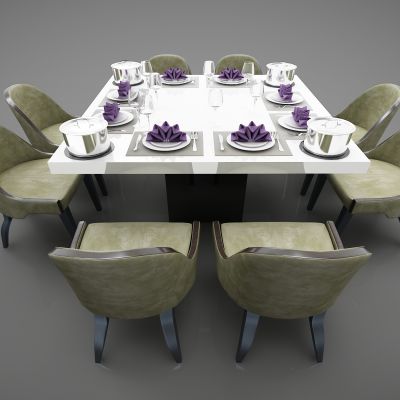 新中式风格餐桌