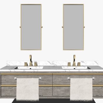 北欧现代卫生间