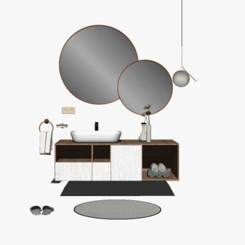 北欧现代卫生间