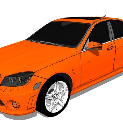 奔驰汽车跑车构件