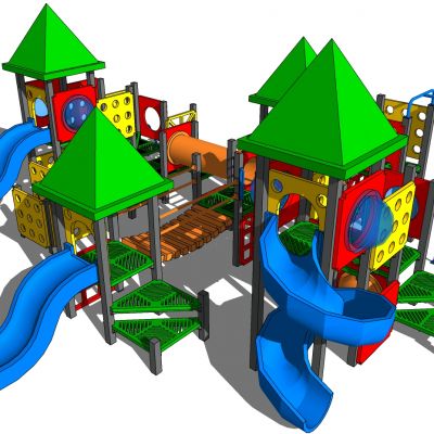 儿童游乐娱乐城设施器材滑梯构件