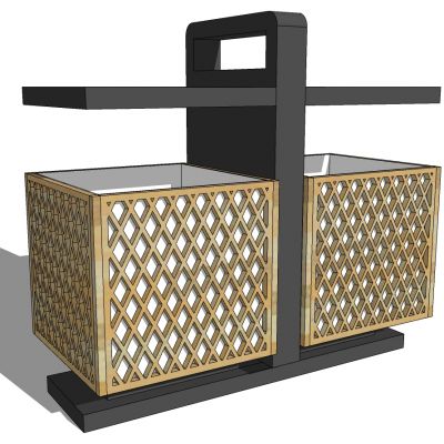 新中式户外垃圾桶垃圾箱