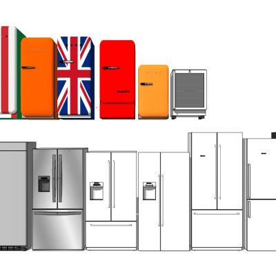 单门双门电冰箱