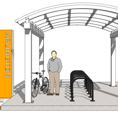 自行车山地车车架车棚构件