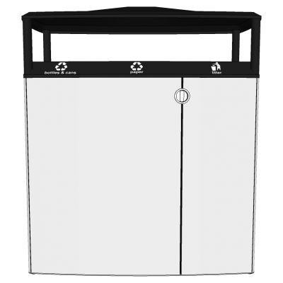 现代简约户外垃圾桶垃圾箱