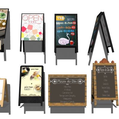 现代黑板菜牌餐牌广告牌黑板报水牌