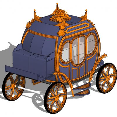 欧式法式马车花车构件