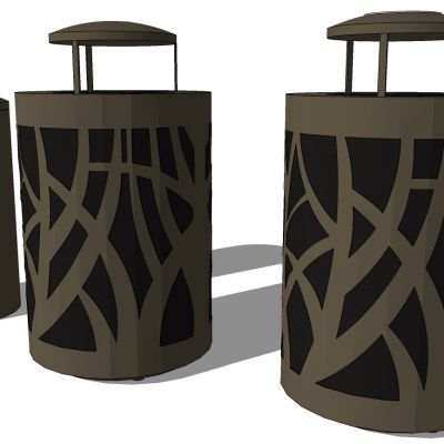 新中式户外垃圾桶垃圾箱