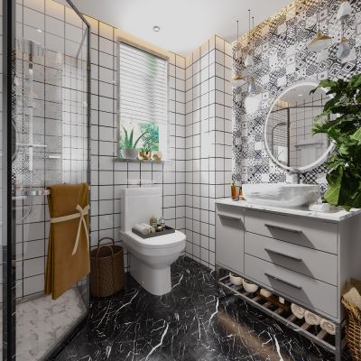现代北欧风格卫生间