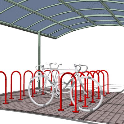 自行车山地车车架车棚构件