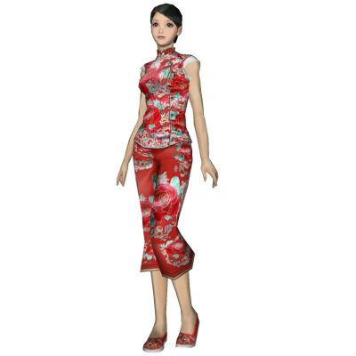 女装人物服饰服装模特