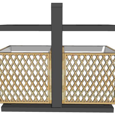 新中式户外垃圾桶垃圾箱