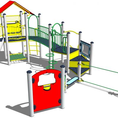 儿童游乐娱乐城设施器材滑梯构件