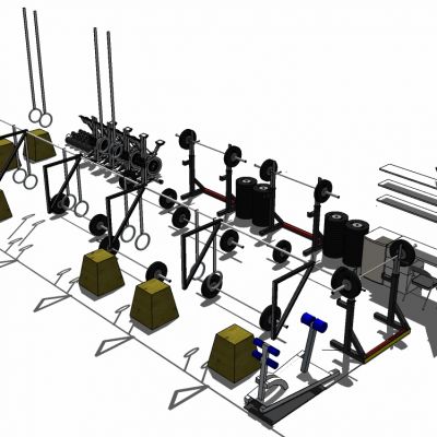 现代建设器材体育器材跑步机动感单车构件