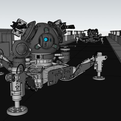 机器人太空机械