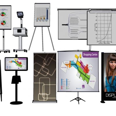 投影仪构件展示架构件广告牌