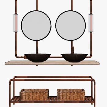 北欧现代卫生间