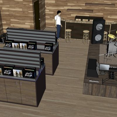 现代乐器音乐器材乐器店架子鼓