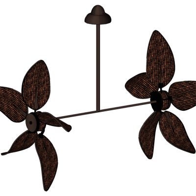 东南亚风扇背景墙