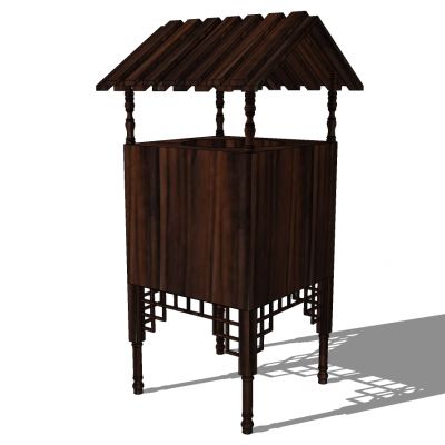 新中式户外垃圾桶垃圾箱