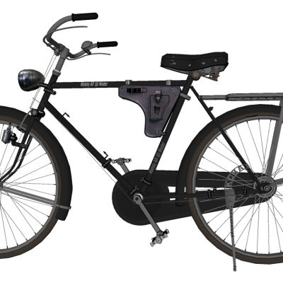 老式自行车构件