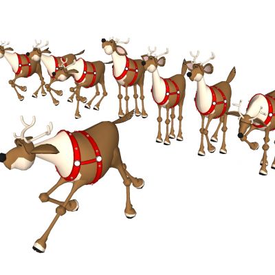 现代儿童游乐园儿童游乐设施麋鹿