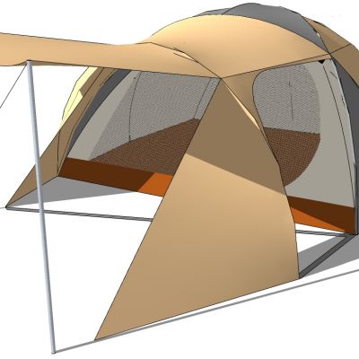 露营野炊帐篷构件