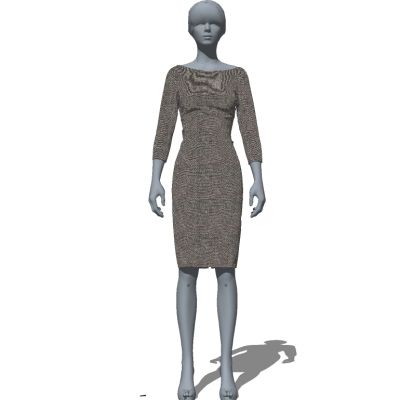 女装人物服饰服装模特