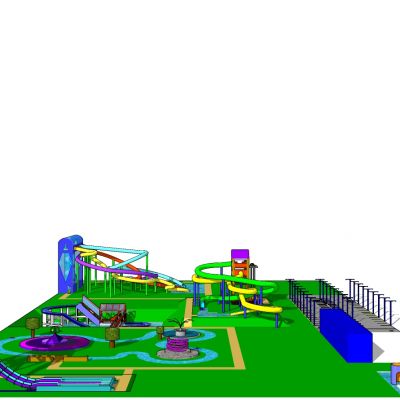 现代儿童游乐园游乐设施