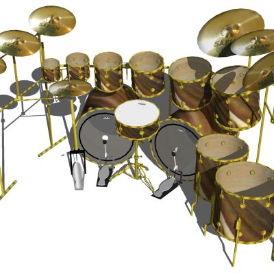 乐器音乐器材架子鼓构件