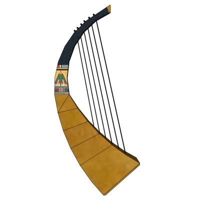 乐器音乐器材构件竖琴