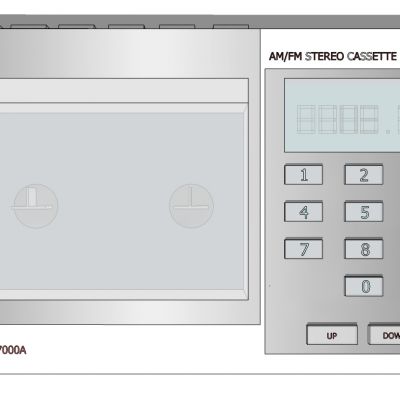 磁带复读机背景墙