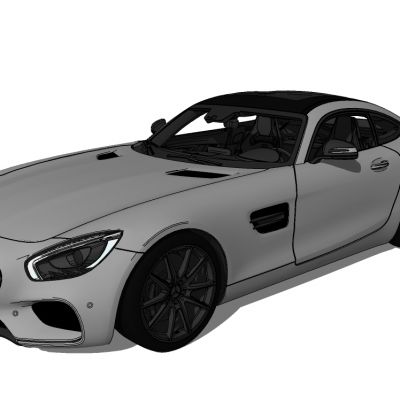 奔驰汽车跑车构件