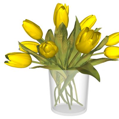 花卉花瓶插花花艺摆件