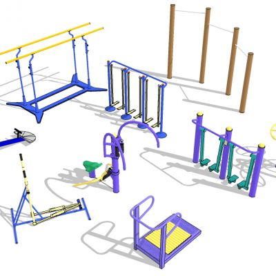 户外室外健身器材构件