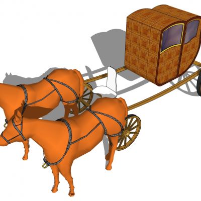 欧式法式马车构件