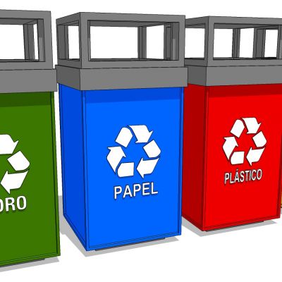 现代简约户外垃圾桶垃圾箱