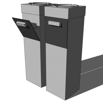 现代简约户外垃圾桶垃圾箱