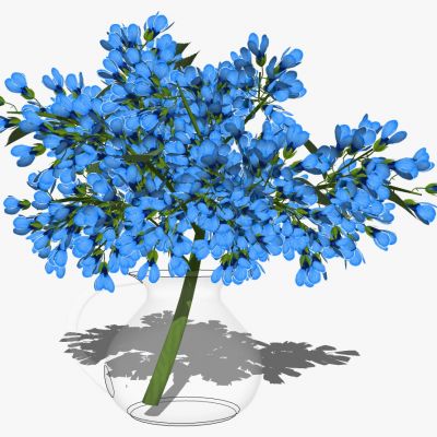 现代欧式玻璃花瓶花艺插花摆件饰品葡萄风信子