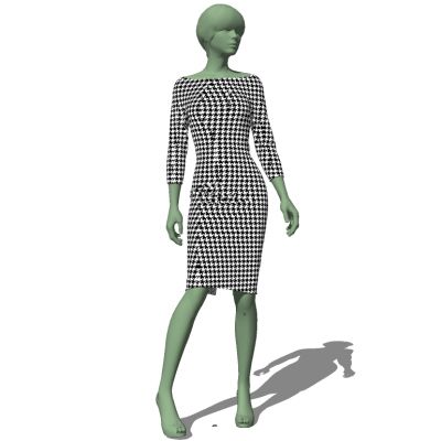 女装人物服饰服装模特