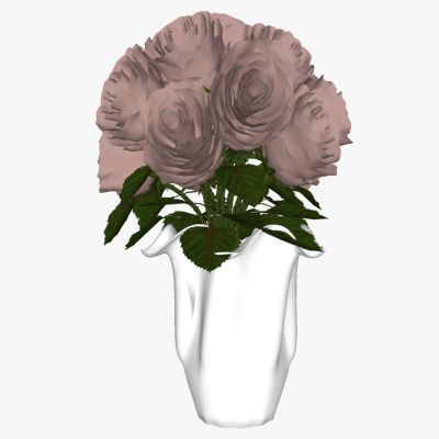 现代花瓶花艺插花摆件饰品月季