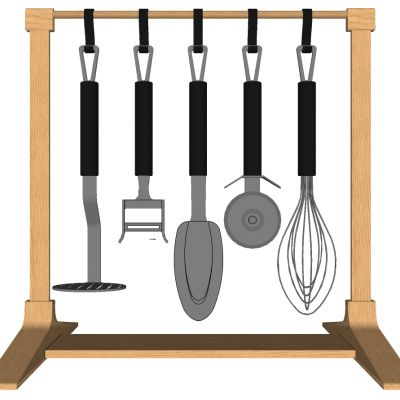 木质厨具置物架