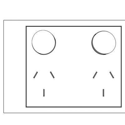 现代开关插座面板插板组合背景墙